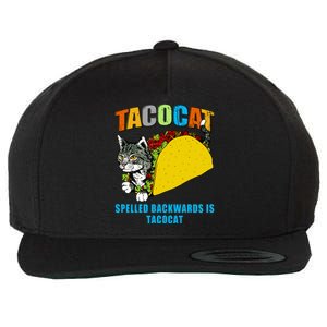 Tacocat Spelled Backwards Is Tacocat Wool Snapback Cap