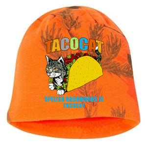 Tacocat Spelled Backwards Is Tacocat Kati - Camo Knit Beanie