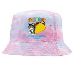 Tacocat Spelled Backwards Is Tacocat Tie-Dyed Bucket Hat