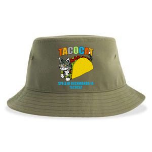 Tacocat Spelled Backwards Is Tacocat Sustainable Bucket Hat