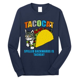 Tacocat Spelled Backwards Is Tacocat Long Sleeve Shirt