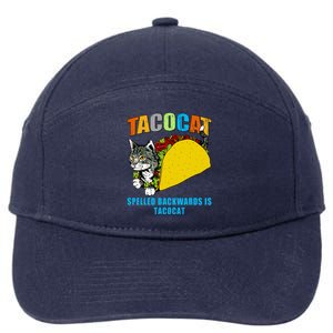 Tacocat Spelled Backwards Is Tacocat 7-Panel Snapback Hat