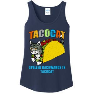 Tacocat Spelled Backwards Is Tacocat Ladies Essential Tank