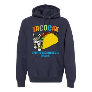 Tacocat Spelled Backwards Is Tacocat Premium Hoodie