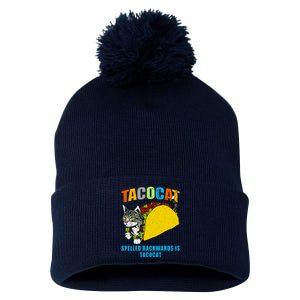 Tacocat Spelled Backwards Is Tacocat Pom Pom 12in Knit Beanie