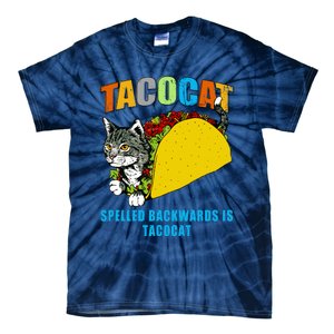 Tacocat Spelled Backwards Is Tacocat Tie-Dye T-Shirt