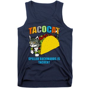 Tacocat Spelled Backwards Is Tacocat Tank Top