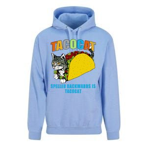 Tacocat Spelled Backwards Is Tacocat Unisex Surf Hoodie