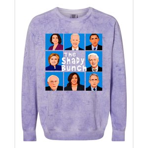 The Shady Bunch Anti Biden Obama Clinton Funny Vote Trump Colorblast Crewneck Sweatshirt