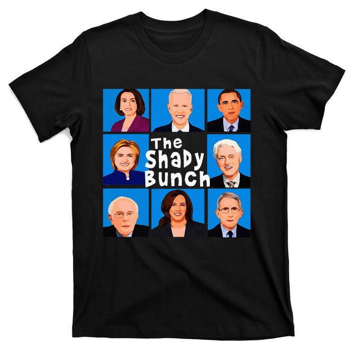 The Shady Bunch Anti Biden Obama Clinton Funny Vote Trump T-Shirt