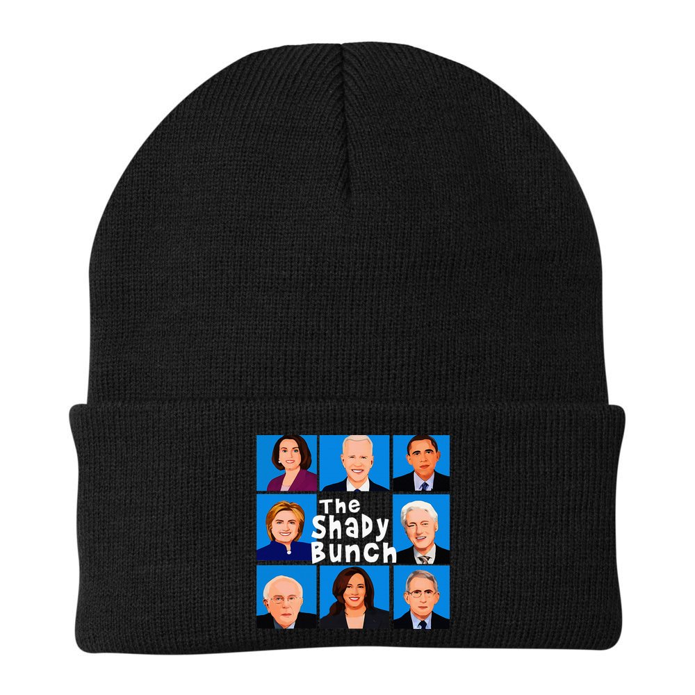 The Shady Bunch Anti Biden Obama Clinton Funny Vote Trump Beanie