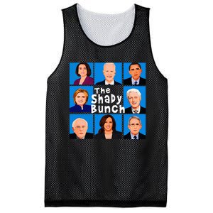 The Shady Bunch Anti Biden Obama Clinton Funny Vote Trump Mesh Reversible Basketball Jersey Tank