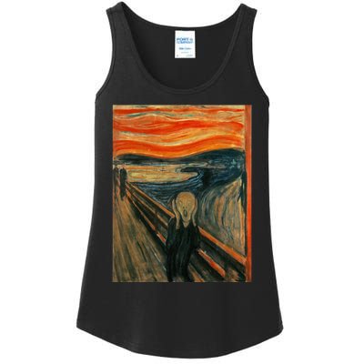 The Scream By Edvard Expressionism Munch Art Ladies Essential Tank