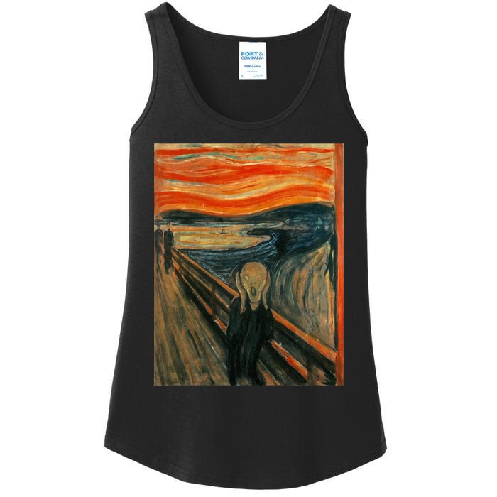 The Scream By Edvard Expressionism Munch Art Ladies Essential Tank