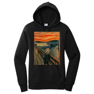 The Scream By Edvard Expressionism Munch Art Women's Pullover Hoodie