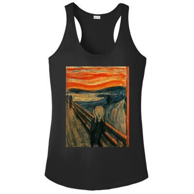 The Scream By Edvard Expressionism Munch Art Ladies PosiCharge Competitor Racerback Tank