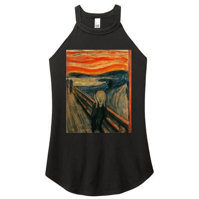 The Scream By Edvard Expressionism Munch Art Women's Perfect Tri Rocker Tank