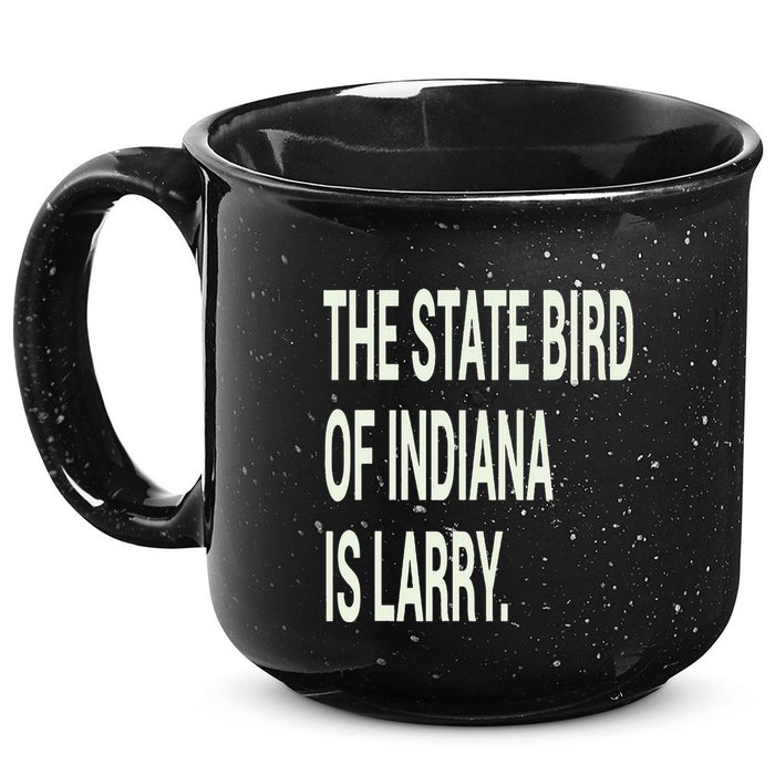 The State Bird Of Indiana Is Larry 15oz Campfire Ceramic Mug