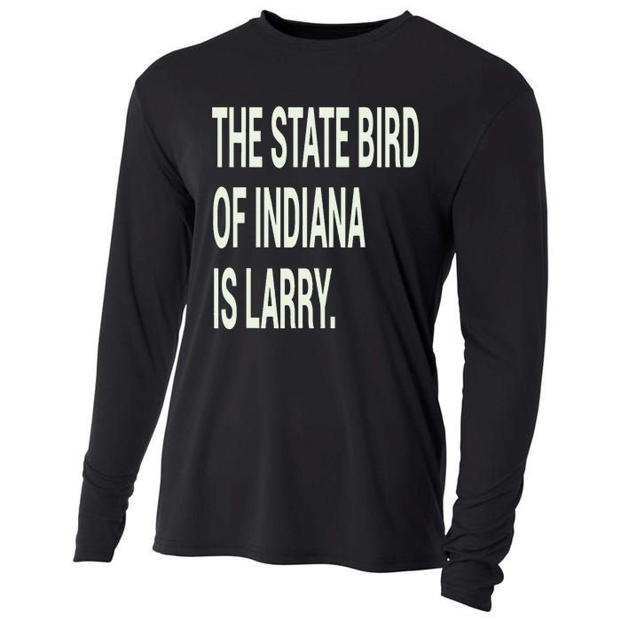 The State Bird Of Indiana Is Larry Cooling Performance Long Sleeve Crew