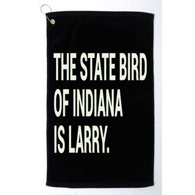 The State Bird Of Indiana Is Larry Golf Towel