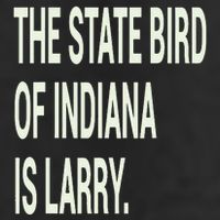 The State Bird Of Indiana Is Larry Golf Towel