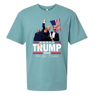 Trump Shot Bulletproof Bloody Ear Bleeding Butler Pa Trump Sueded Cloud Jersey T-Shirt