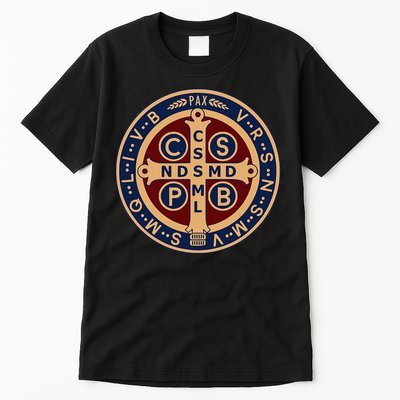The Saint Benedict Medal Catholic Tall T-Shirt