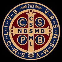 The Saint Benedict Medal Catholic Cooling Performance Long Sleeve Crew