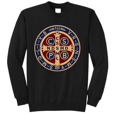 The Saint Benedict Medal Catholic Tall Sweatshirt