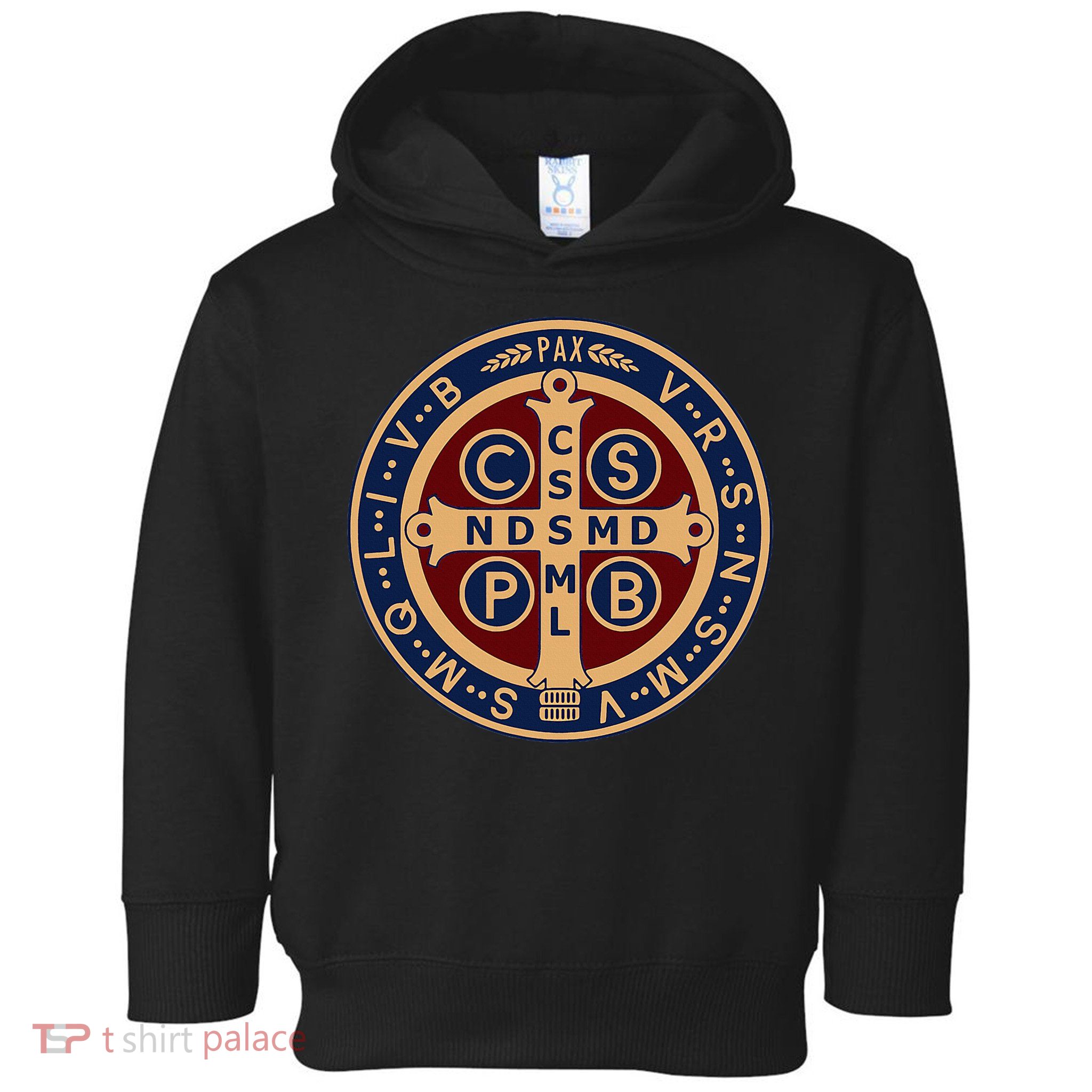 The Saint Benedict Medal Catholic Toddler Hoodie