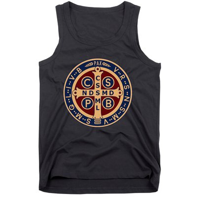 The Saint Benedict Medal Catholic Tank Top