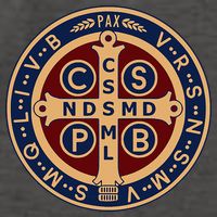 The Saint Benedict Medal Catholic Vector Backpack