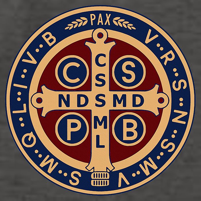 The Saint Benedict Medal Catholic Vector Backpack