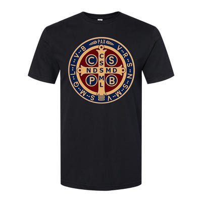 The Saint Benedict Medal Catholic Softstyle CVC T-Shirt