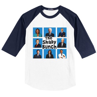 The Shady Bunch Funny Anti Joe Baseball Sleeve Shirt