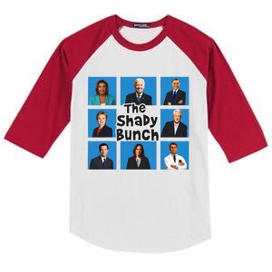 The Shady Bunch Funny Anti Joe Kids Colorblock Raglan Jersey