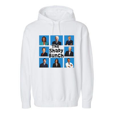 The Shady Bunch Funny Anti Joe Garment-Dyed Fleece Hoodie