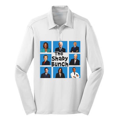 The Shady Bunch Funny Anti Joe Silk Touch Performance Long Sleeve Polo