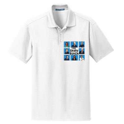 The Shady Bunch Funny Anti Joe Dry Zone Grid Polo