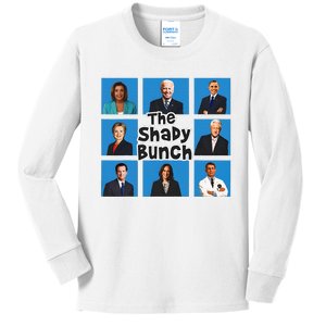 The Shady Bunch Funny Anti Joe Kids Long Sleeve Shirt