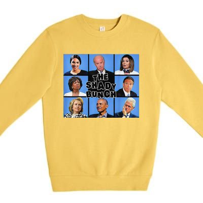 The Shady Bunch Funny Past Presidents Premium Crewneck Sweatshirt