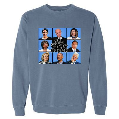 The Shady Bunch Funny Past Presidents Garment-Dyed Sweatshirt