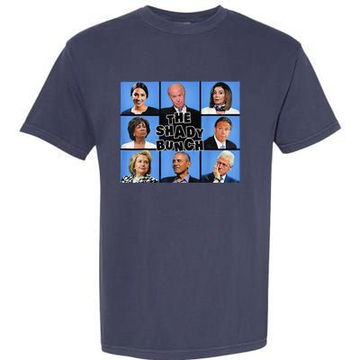 The Shady Bunch Funny Past Presidents Garment-Dyed Heavyweight T-Shirt