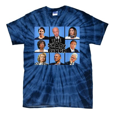 The Shady Bunch Funny Past Presidents Tie-Dye T-Shirt