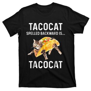 Tacocat Spelled Backward Is Tacocat Love Cat And Taco T-Shirt