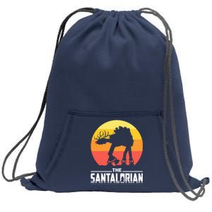 The Santalorian Christmas Rudolph The Red Nose Reindeer Sweatshirt Cinch Pack Bag