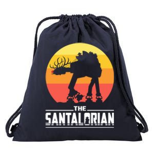 The Santalorian Christmas Rudolph The Red Nose Reindeer Drawstring Bag