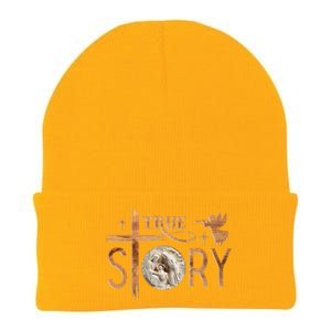 True Story Christmas Nativity Jesus Christian Knit Cap Winter Beanie