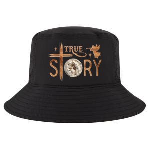 True Story Christmas Nativity Jesus Christian Cool Comfort Performance Bucket Hat