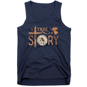 True Story Christmas Nativity Jesus Christian Tank Top